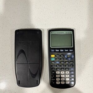 Texas Instruments TI-83 Plus Black Graphing Calculator works